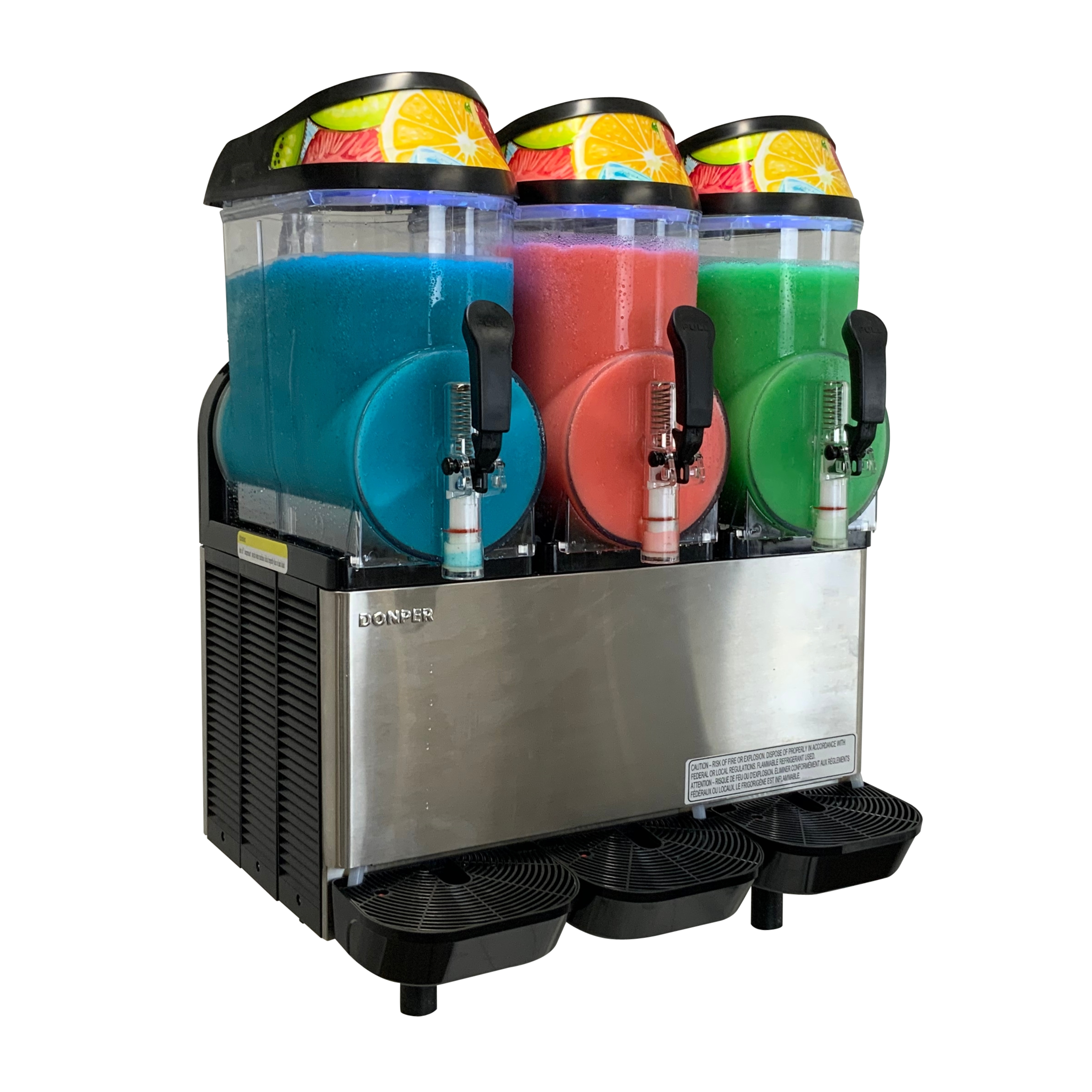 XC336 Triple Bowl Margarita Machine | Donper USA | DONNIE COOLS