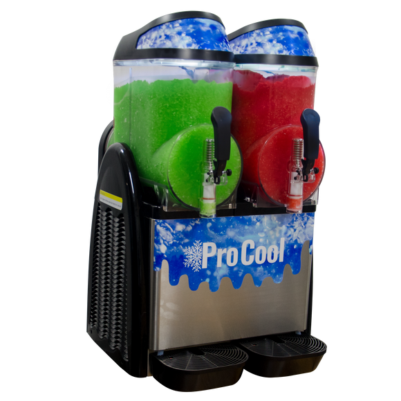 Double Bowl Commercial Frozen Drink Margarita Machine | Dual 3.2 Gal (12L) Bowls