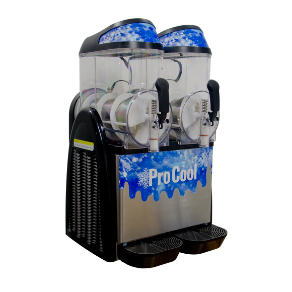 Double Bowl Commercial Frozen Drink Margarita Machine | Dual 3.2 Gal (12L) Bowls